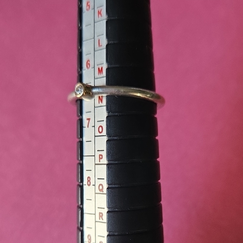 Pandora Sterling & Gold Minimalist Ring